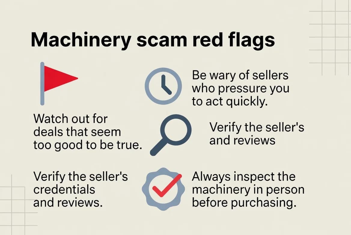 Avoiding Machinery Scams