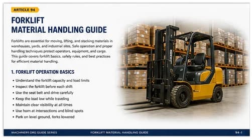 Forklift Material Handling Guide