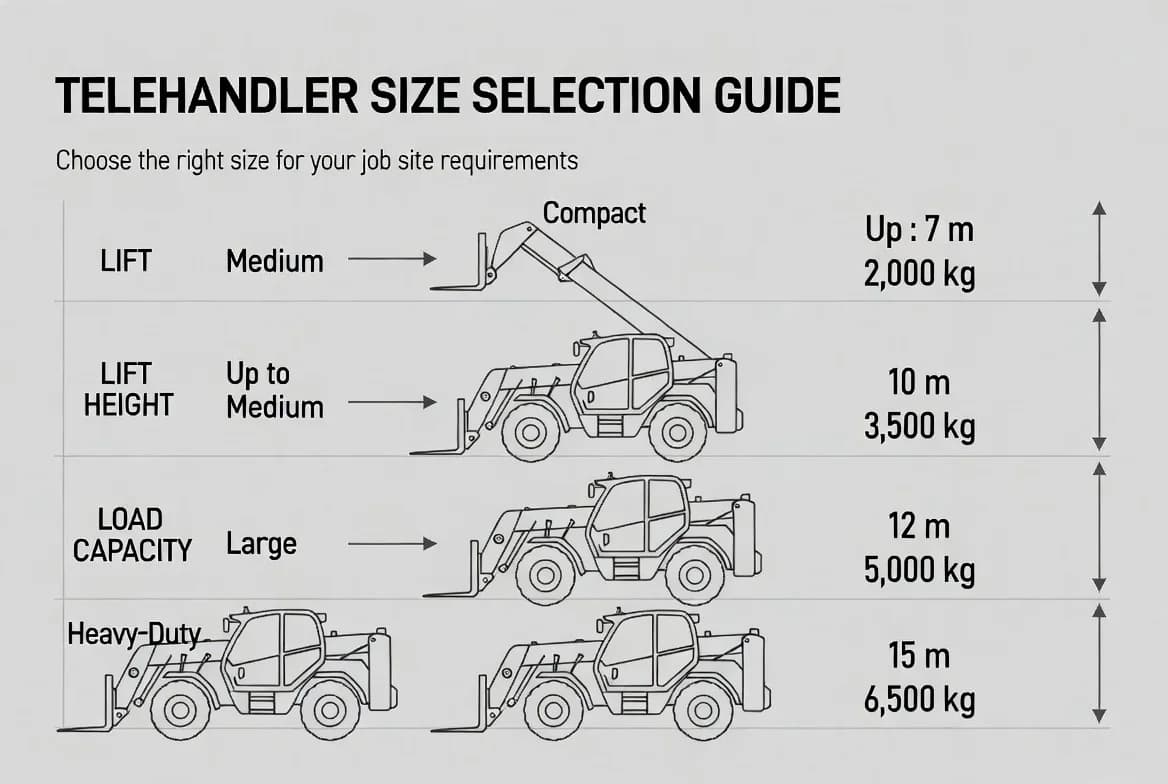 How to Choose the Right Telehandler Size