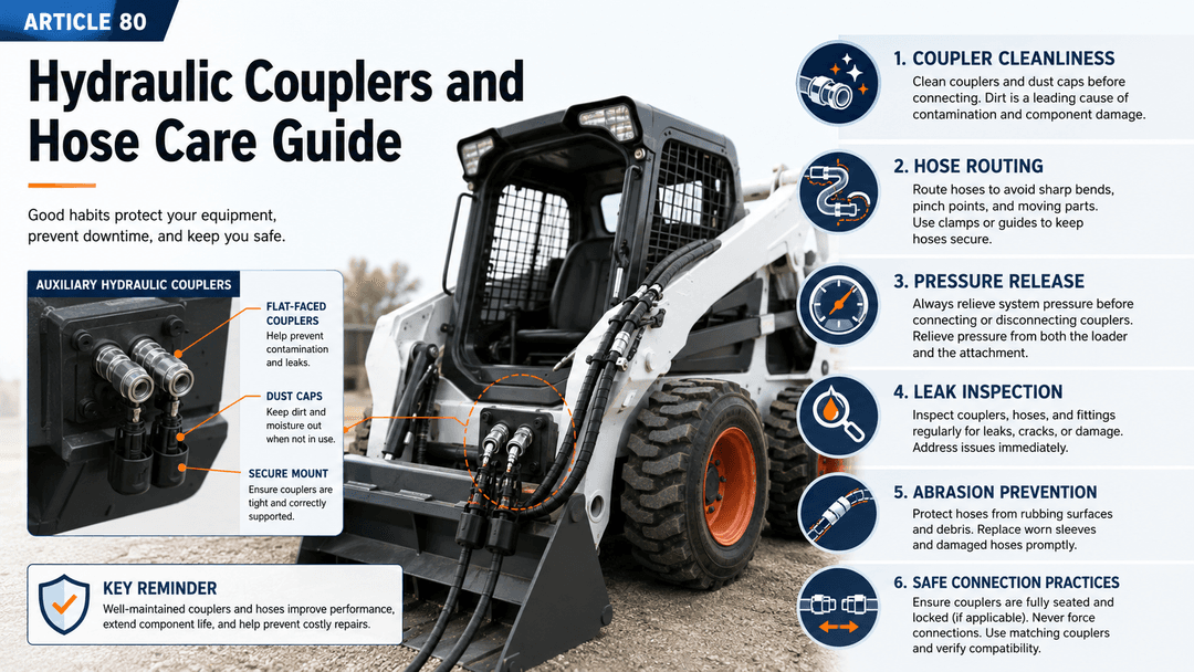 Hydraulic Couplers and Hose Care Guide