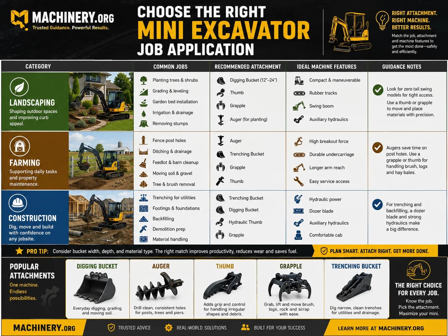 Mini Excavator Uses for Landscaping, Farming, and Construction