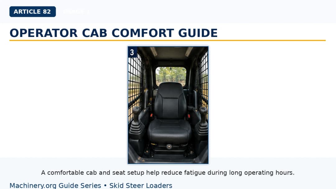 Noise, Vibration, and Operator Comfort