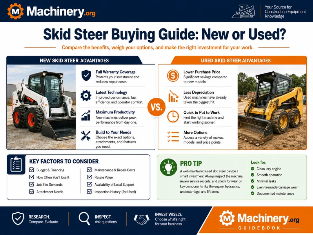 Skid Steer Buying Guide: New or Used?