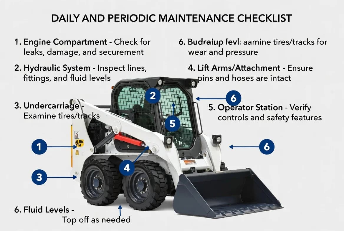 Skid Steer Maintenance Checklist