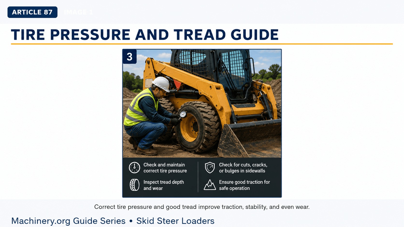 Tire, Track, and Undercarriage Inspection Guide
