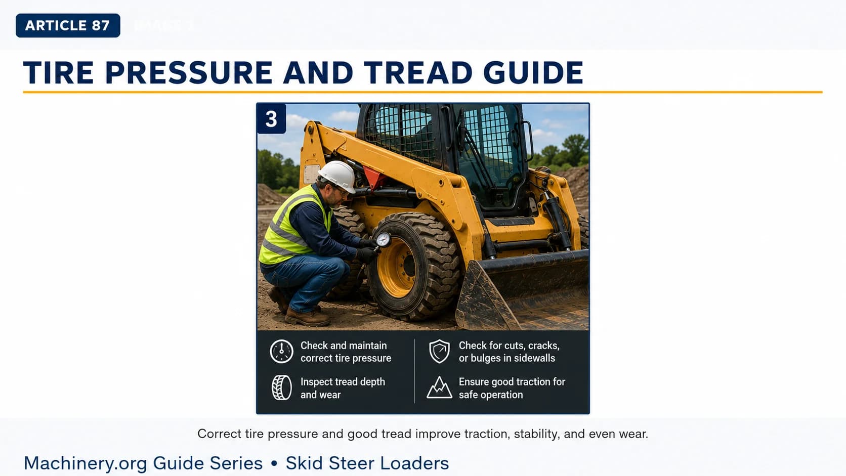 Tire, Track, and Undercarriage Inspection Guide