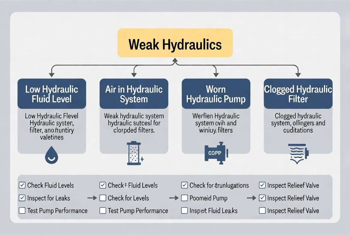 Troubleshooting Weak Hydraulics