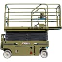 TYPHON xFLEX-2031EM 1.2 Ton Electric Mini Scissor Lift with 20ft Max Platform Height and 19.7" Platform Extend