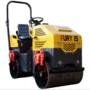 TYPHON FURY 15 Mini Road Roller 1.5Ton 13.5 hp B&S Gas Engine Hydraulic Steering