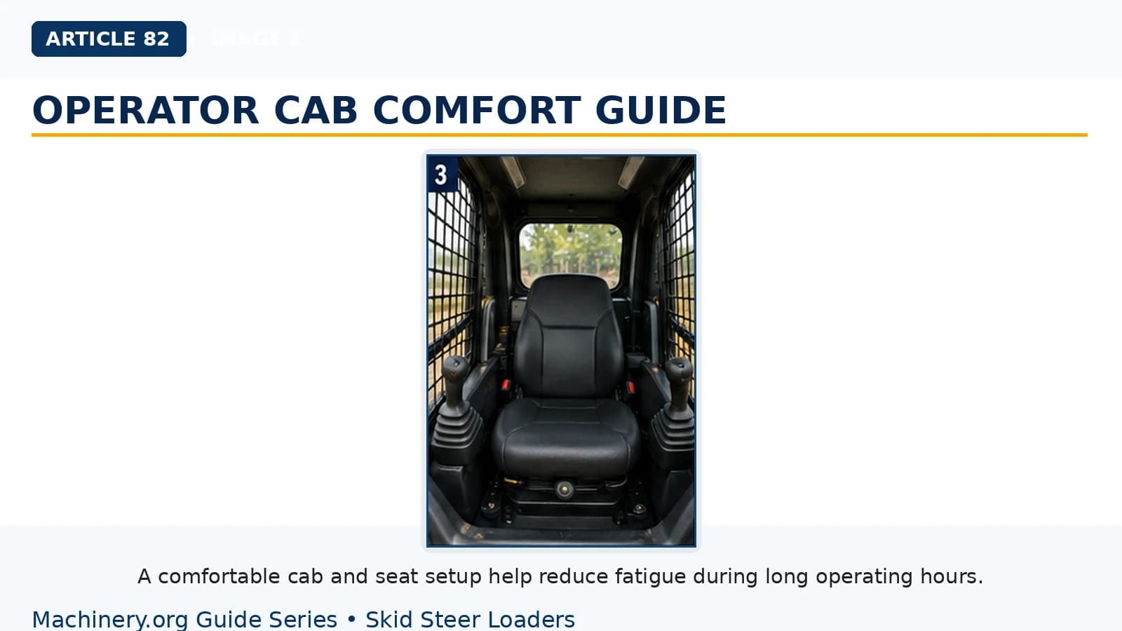 Noise, Vibration, and Operator Comfort