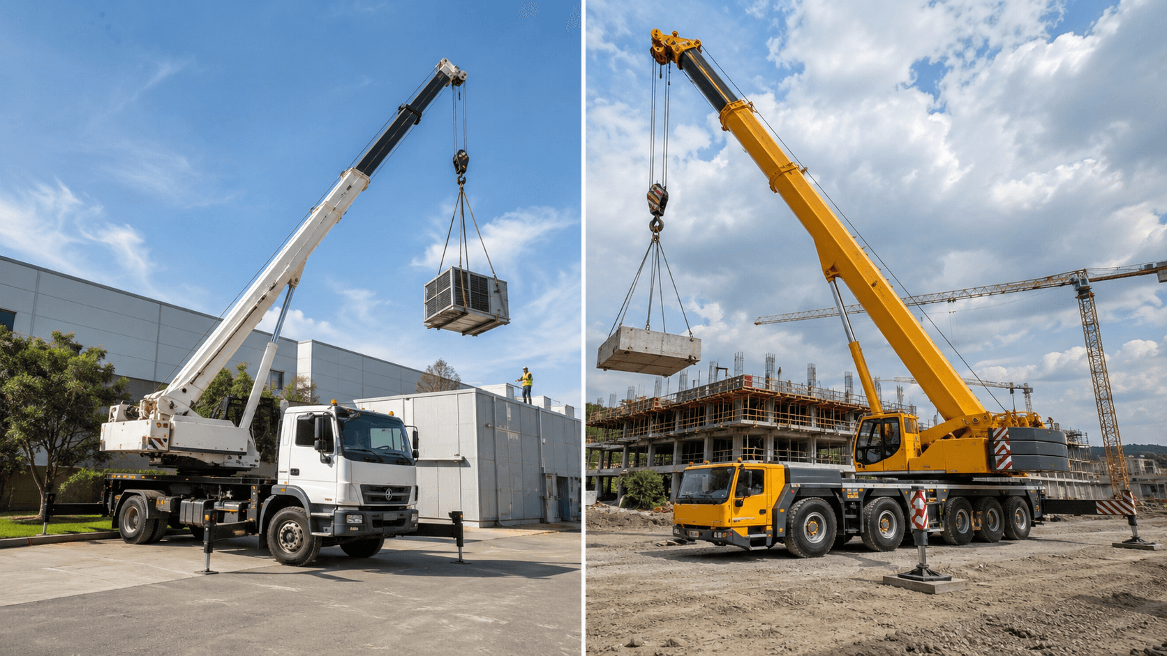 Truck-Mounted Crane vs Mobile Crane: Applications, Capacity, and Mobility Compared