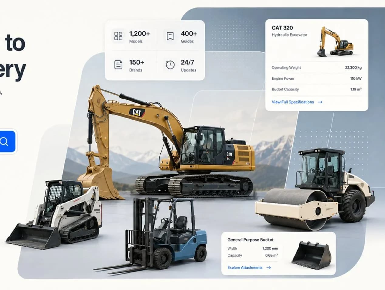 Heavy machinery jobsite operation