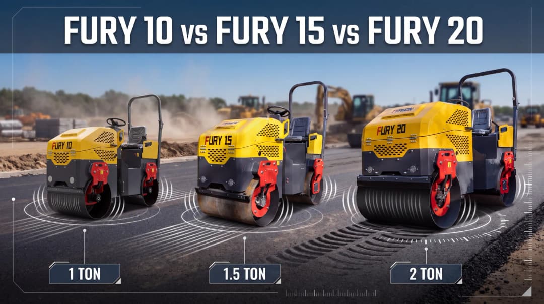 TYPHON Fury 10 vs. Fury 15 vs. Fury 20: Comparing Weight, Power, and Compaction Performance