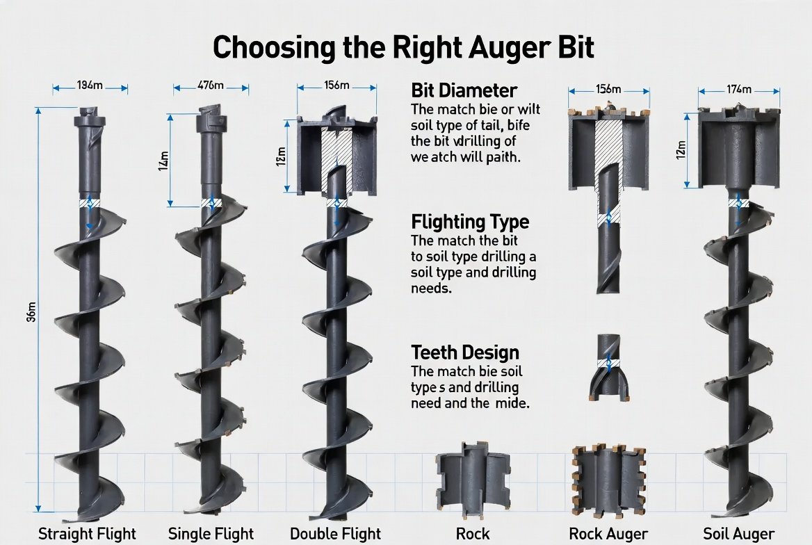 6. Choosing an Auger Bit 6. Choosing an Auger Bit