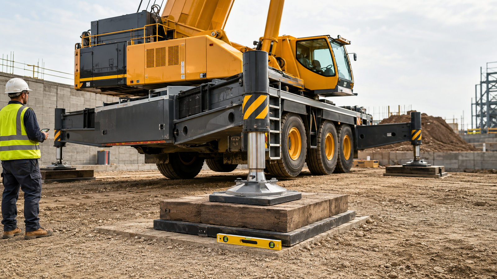 Picture 5 Illustration for Crane Outrigger Setup Guide: Ground Conditions, Pads, Leveling, and Stability
