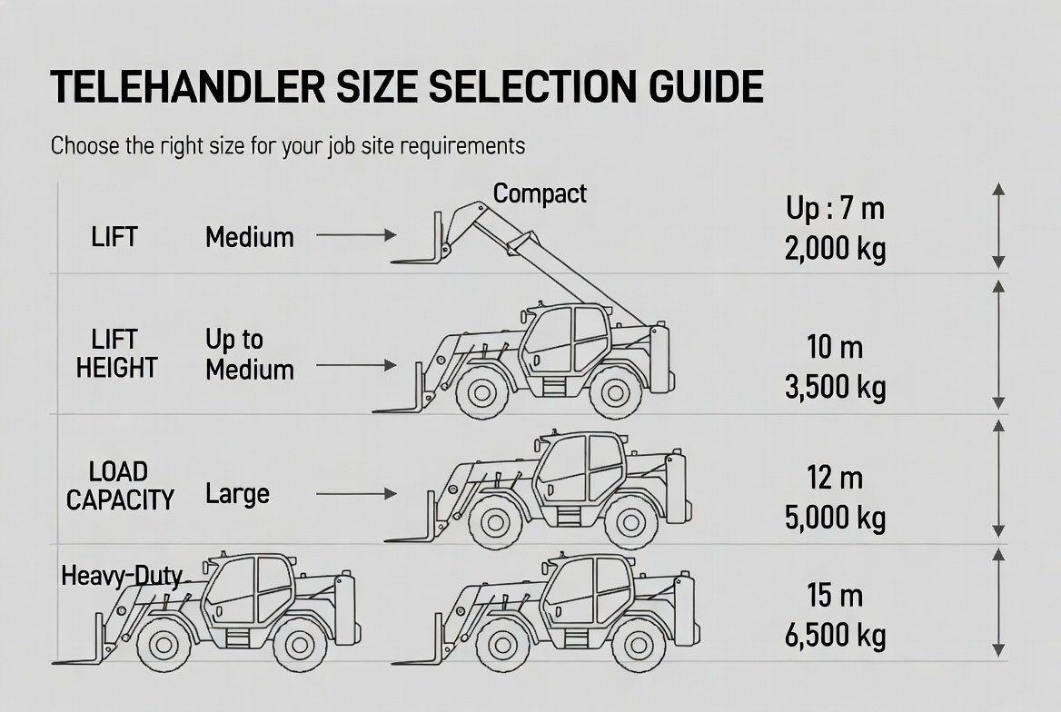 2. How to Choose the Right Telehandler Size