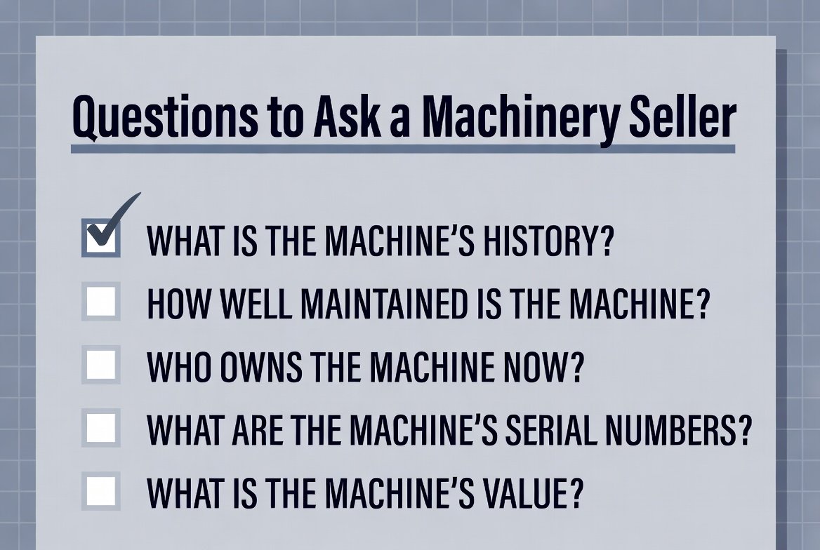 4. Questions to Ask a Machinery Seller