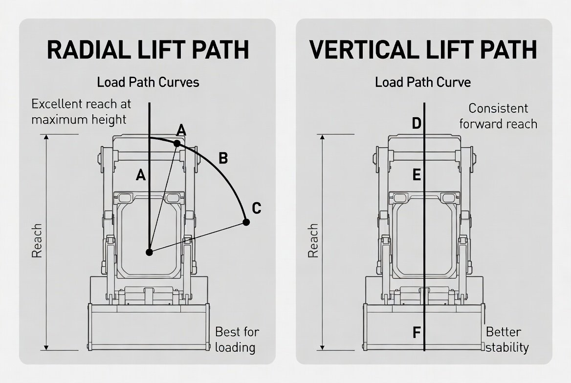 5. Radial Lift versus Vertical Lift
