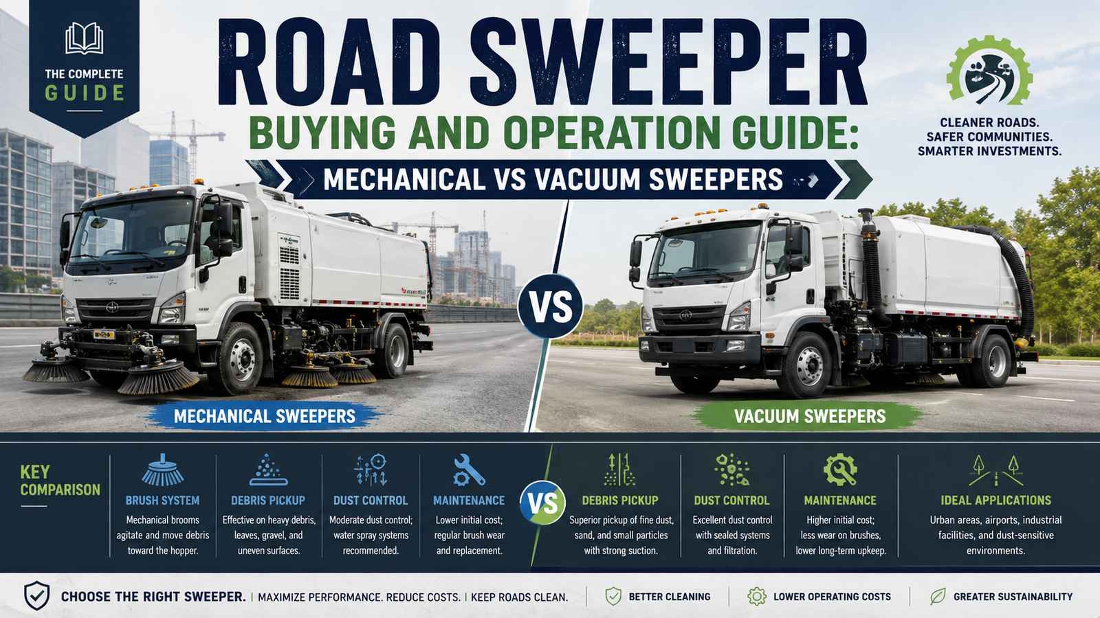 Road Sweeper Buying and Operation Guide illustration