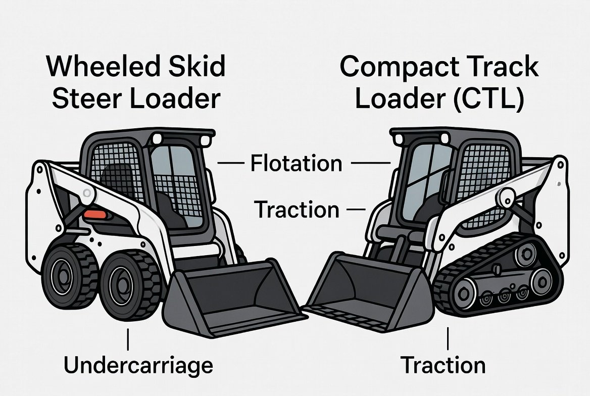 2. Skid Steer versus Compact Track Loader 2. Skid Steer versus Compact Track Loader