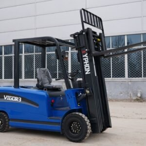 New 2025 TYPHON VIGOR 3.0 Blue Electric Forklift 3 Ton Lifter Lift Truck Jitney Hi-Lo