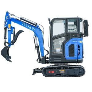 TYPHON TERROR X2 Mini Excavator 2.7 Ton EPA Diesel Kubota V1505 Engine USA