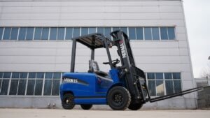 New 2025 TYPHON VIGOR 1.5 Blue Electric Forklift 1.5 Ton Lifter Lift Truck Jitney Hi-Lo