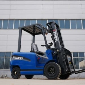 New 2025 TYPHON VIGOR 1.5 Blue Electric Forklift 1.5 Ton Lifter Lift Truck Jitney Hi-Lo