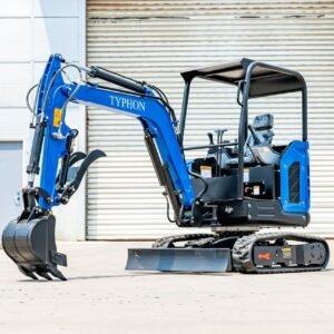 TYPHON TERROR X2 STORM Mini Excavator 2.5 Ton Diesel Kubota V1505 25HP Engine USA